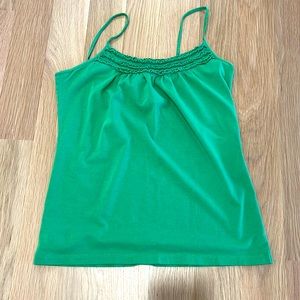 Ann Taylor Loft Green Tank Top